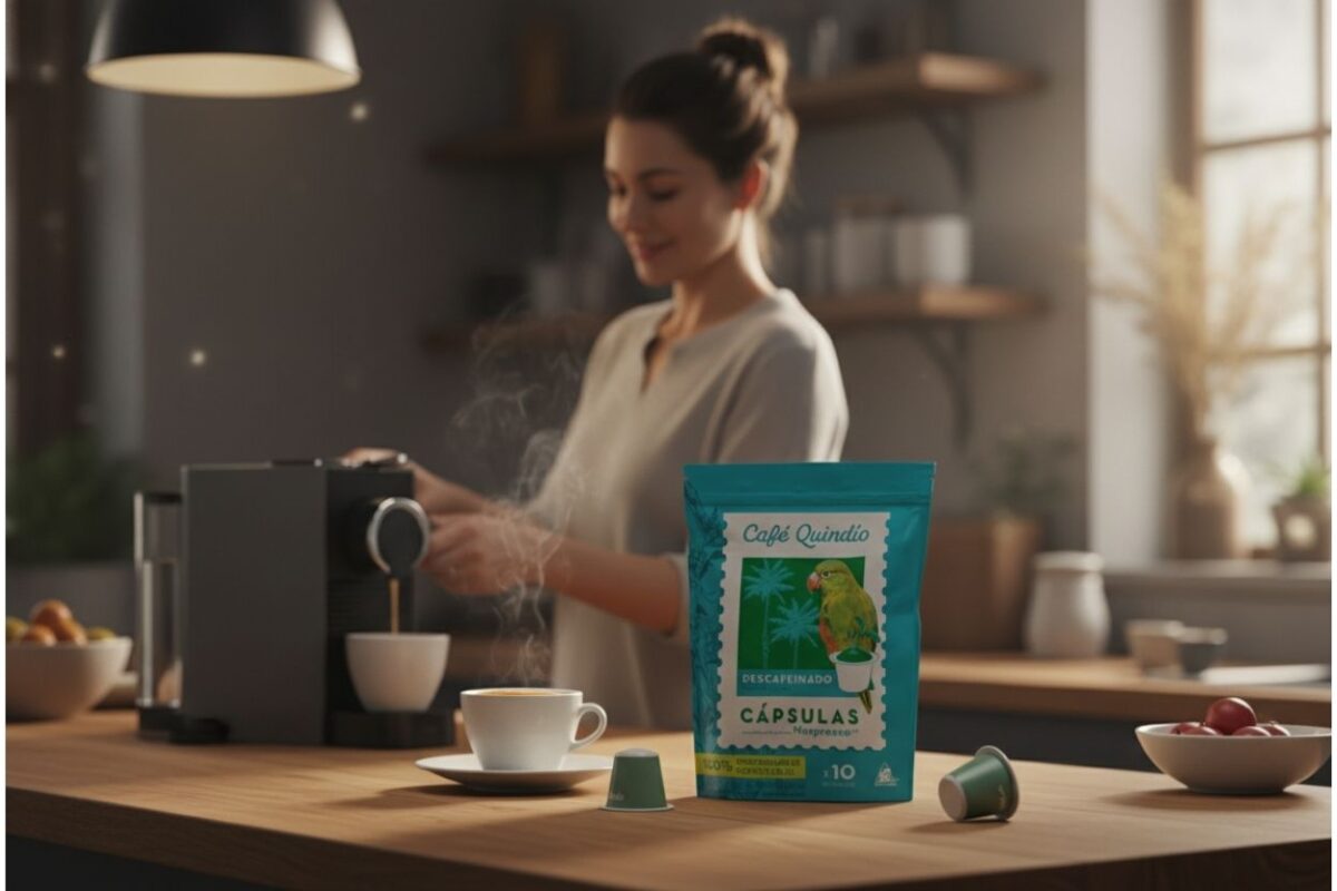 Koffeinmentes kávékapszula - lebomló kolumbiai arabica kapszula