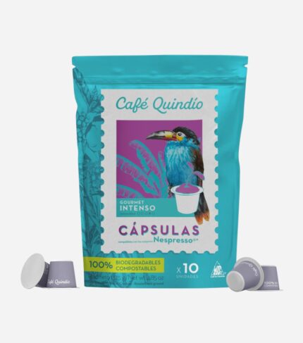 Gourmet Intense kávékapszula – kolumbiai arabica, Nespresso kompatibilis lebomló kapszula