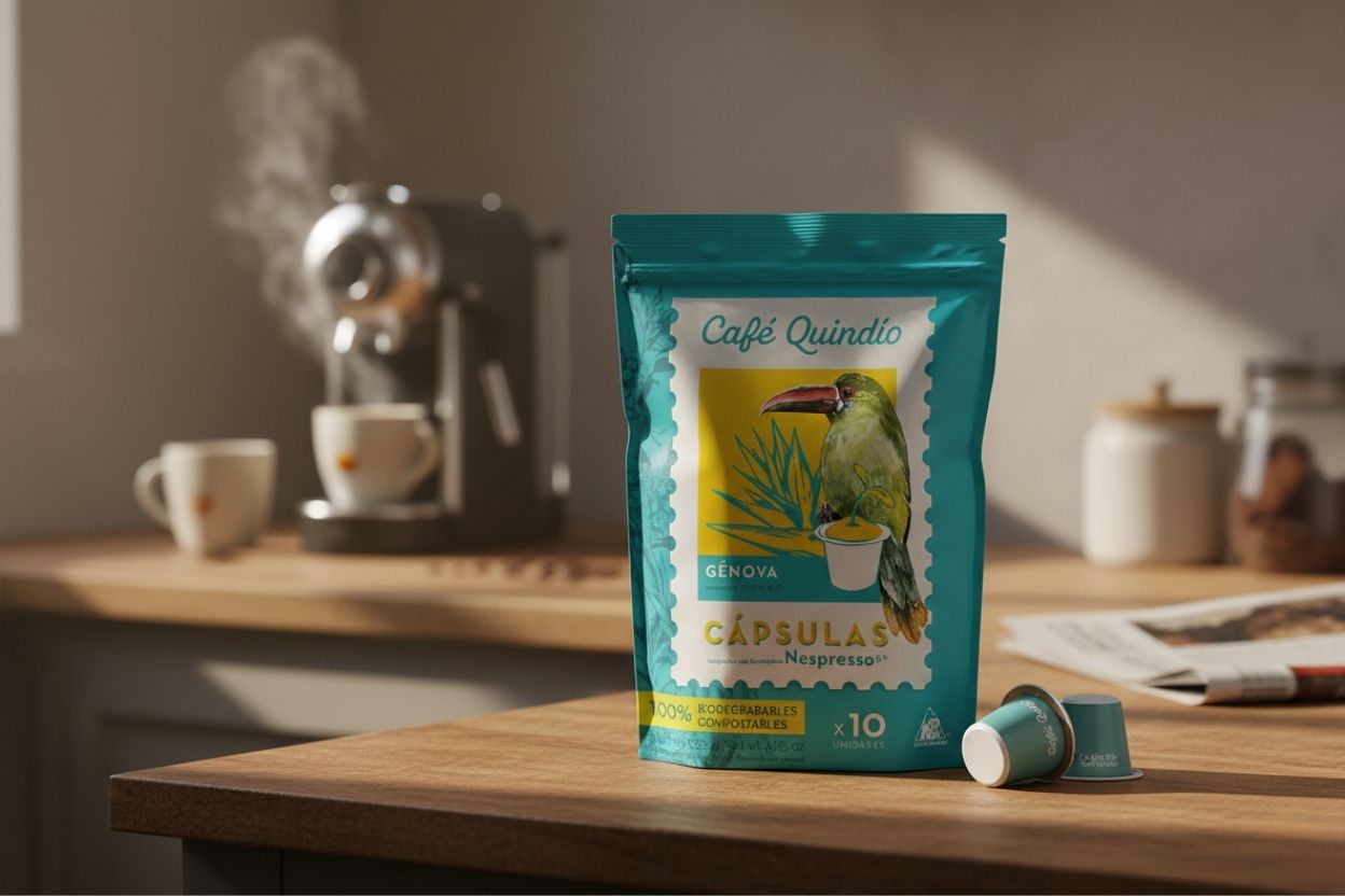 Specialty arabica kapszulás kávé - kolumbiai kávé Nespresso kompatibilis kapszulában