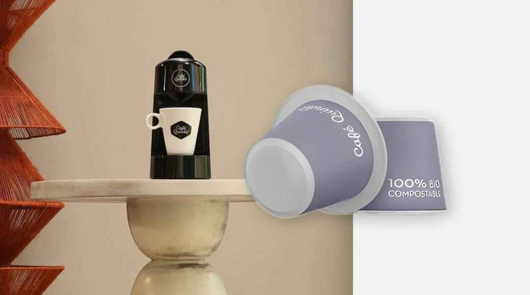 Bio kávékapszula - lebomló, Nespresso kompatibilis kolumbiai kávékapszula