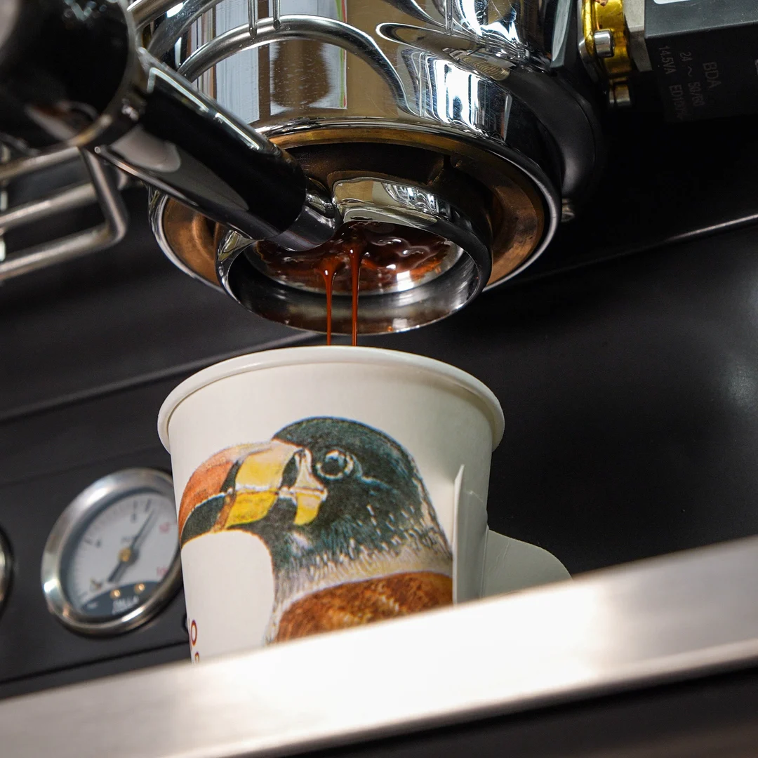 Frissen főzött Café Quindío specialty kávé csészében