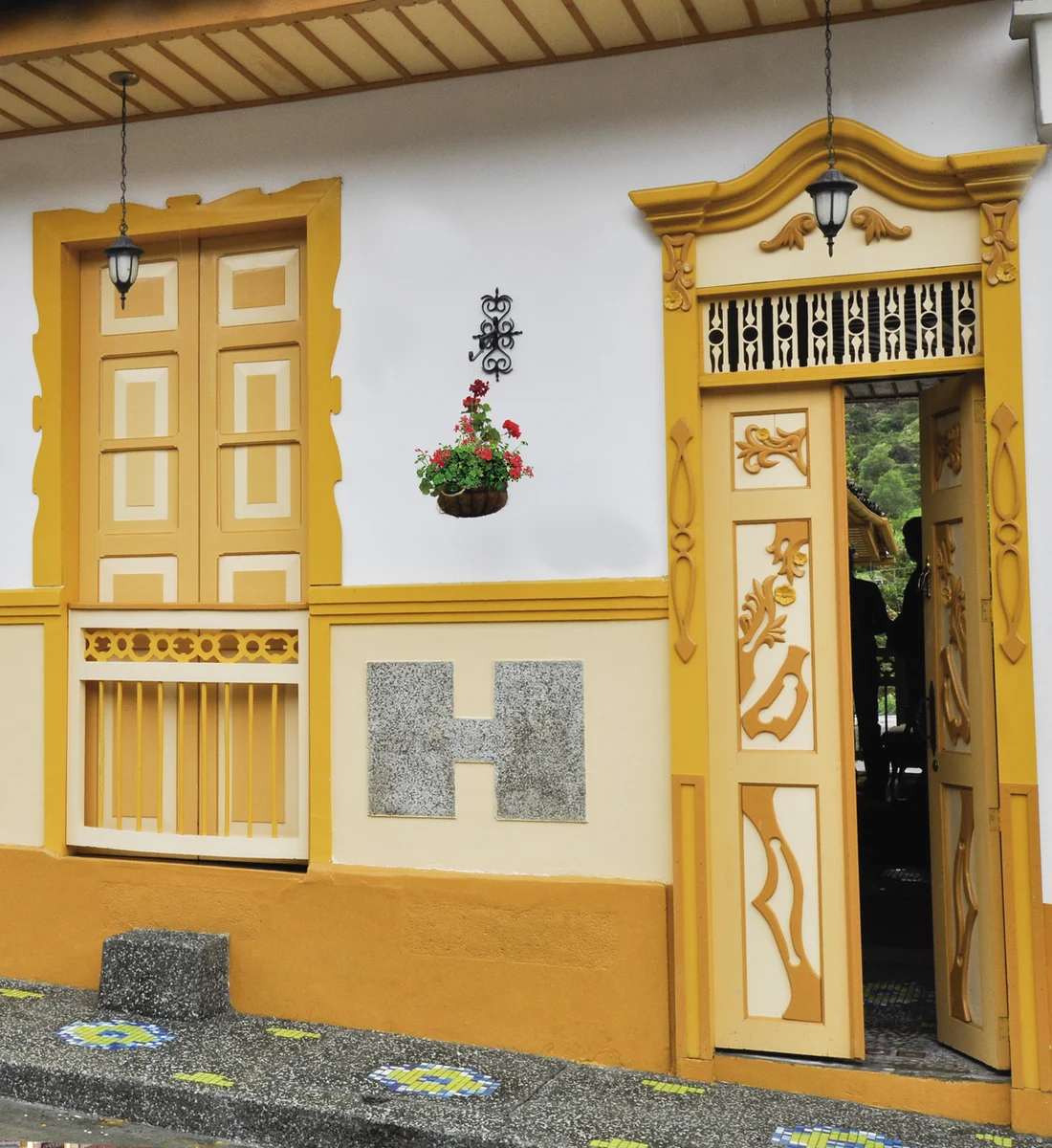 Kolumbiai kávéváros a Quindío régióban