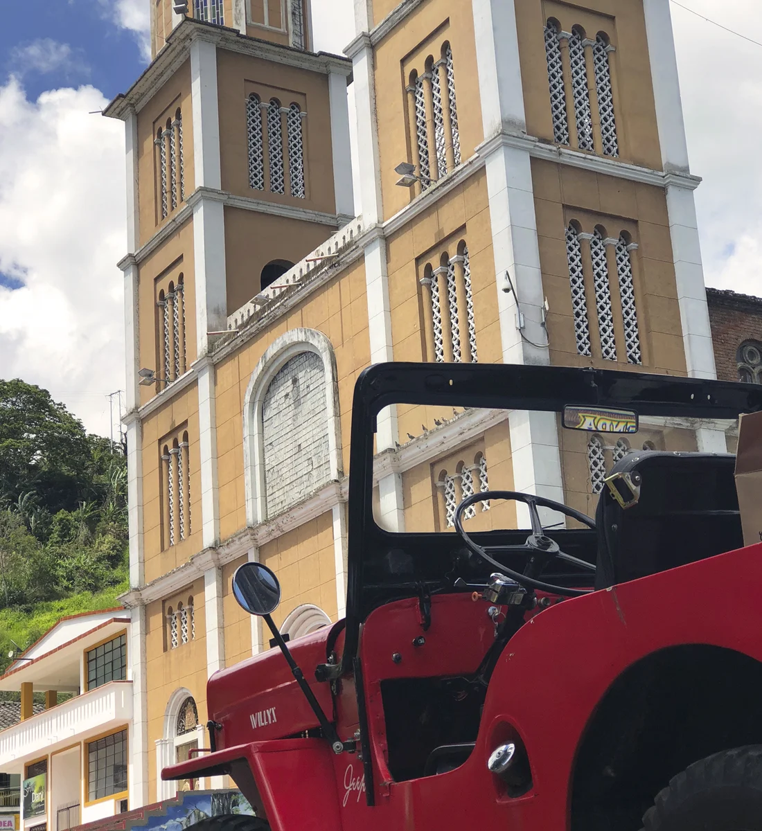 Kolumbiai kávéváros a Quindío régióban