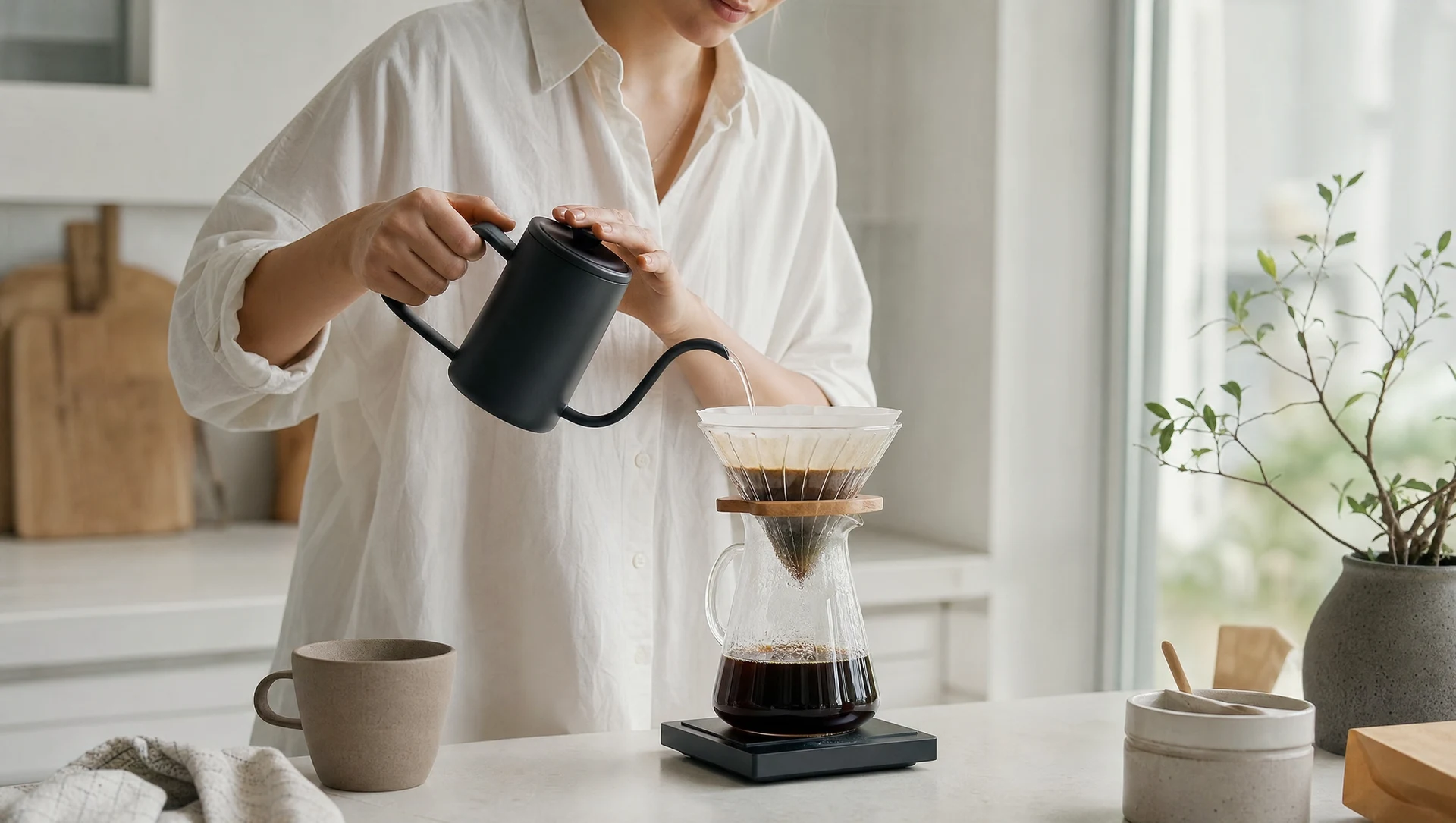 Pour-over kávékészítés otthon a Sudan Rume specialty kávéval